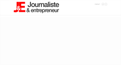 Desktop Screenshot of journaliste-entrepreneur.com