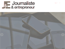 Tablet Screenshot of journaliste-entrepreneur.com